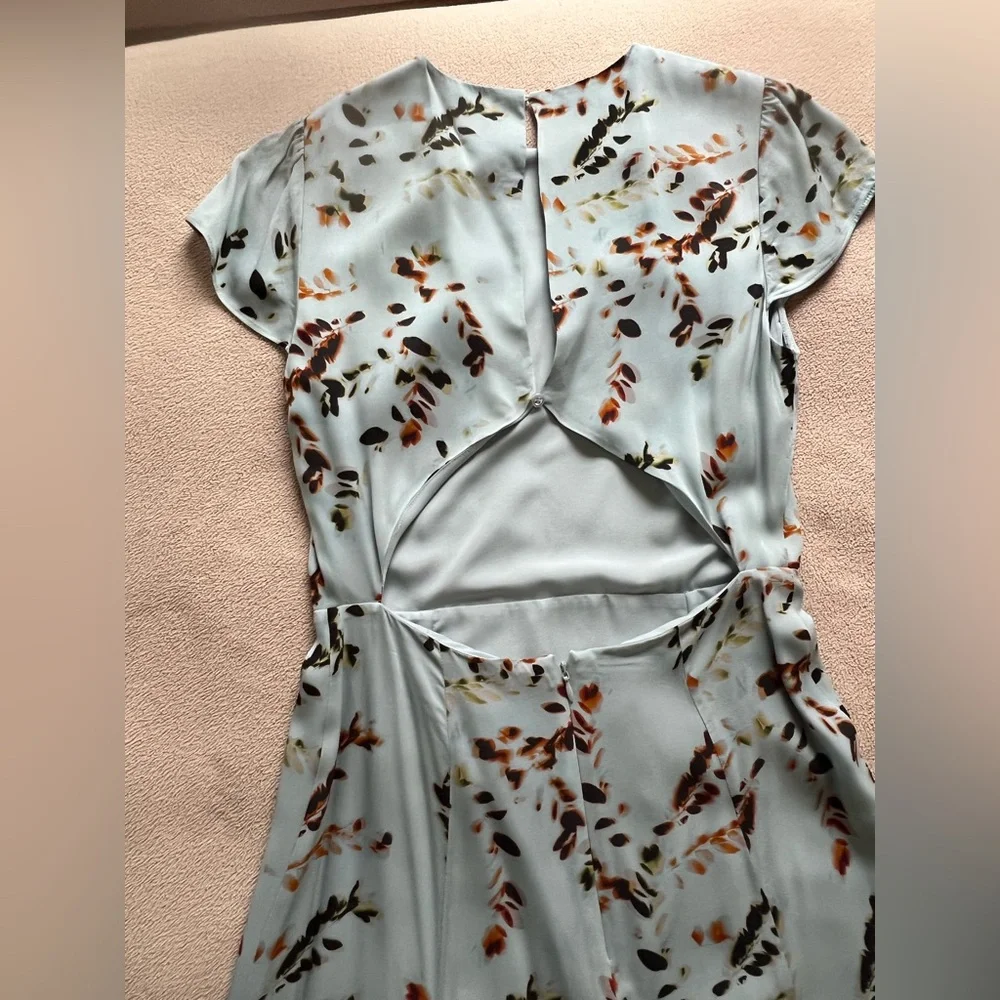 Reiss Livia Blurred Floral Midi Dress - Picture 7 of 16